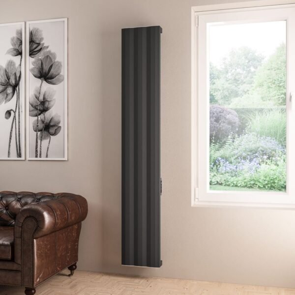 Eastbrook Derwent Dry Element Aluminium Designer Radiator Matt White - Image 6