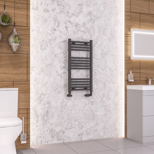Eastbrook Wendover Straight Heated Towel Rail Matt Anthracite - Image 13