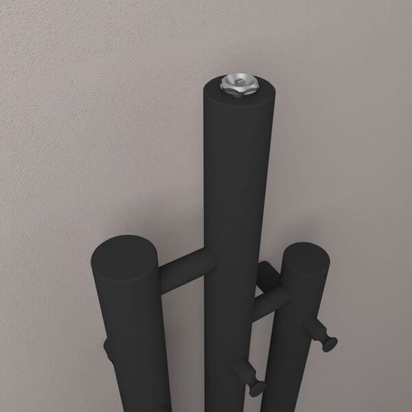 Eastbrook Portchester Designer Radiator 1200mm x 260mm Matt Black - Image 4