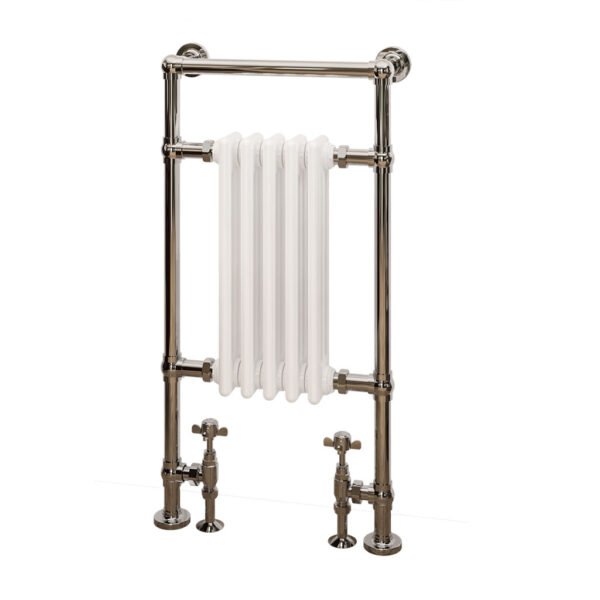 Eastbrook Avon Heated Towel Rail 960mm x 500mm Chrome/White