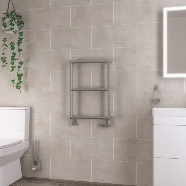 Eastbrook Stour Straight Heated Towel Rail Chrome - Image 2