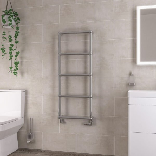 Eastbrook Stour Straight Heated Towel Rail Chrome - Image 4