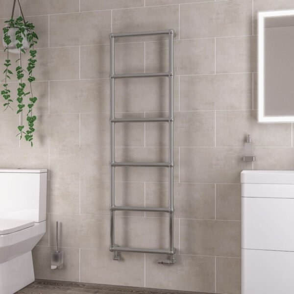 Eastbrook Stour Straight Heated Towel Rail Chrome - Image 6