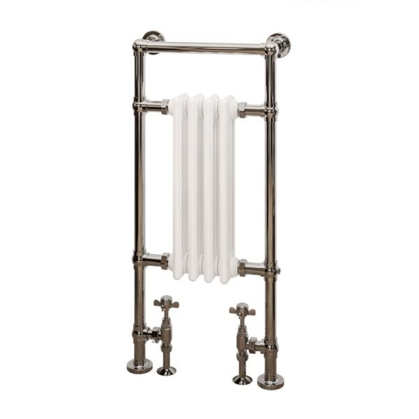 Eastbrook Avon Straight Heated Towel Rail 960mm x 429mm Chrome/Gloss White