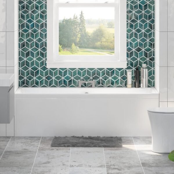 Eastbrook Malin Double Ended Bath No TH White - Image 4