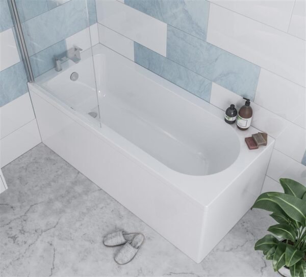 Eastbrook Henbury Single Ended Bath White - Image 2