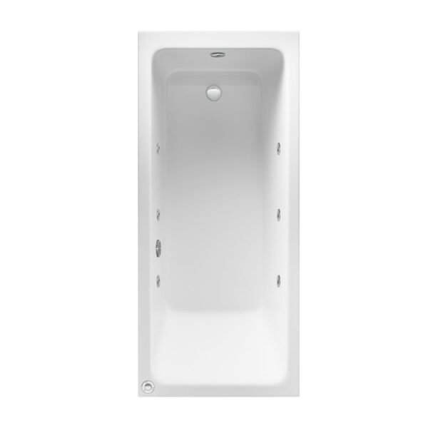 Eastbrook Portland Beauforte Single Ended Whirlpool Bath 1700mm x 750mm 6 Jet White