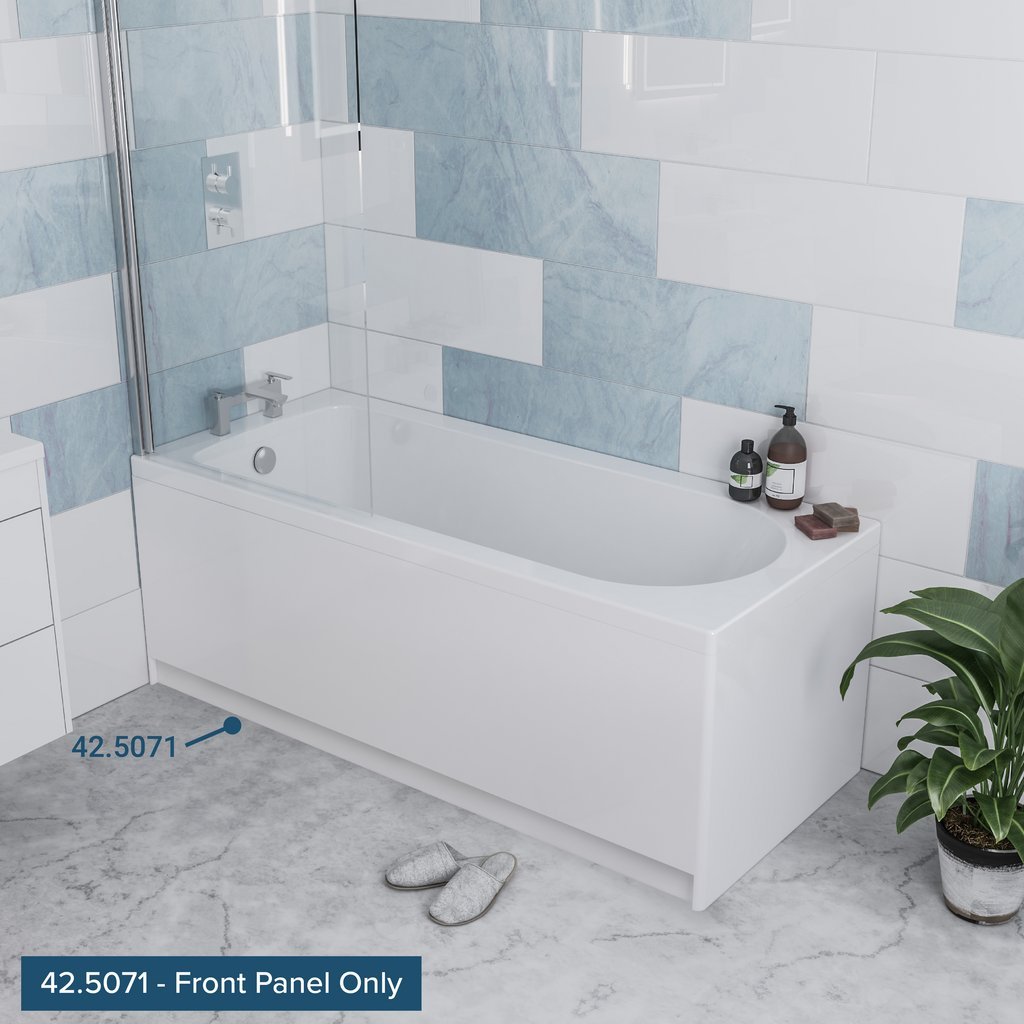 Eastbrook Henbury Front Bath Panel 1700mm Long White