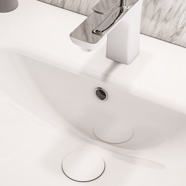 Eastbrook Ceramic Top Basin Waste White