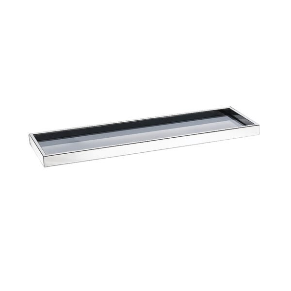Eastbrook Alento Glass Shelf 600mm Long Chrome