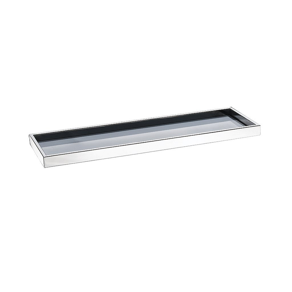 Eastbrook Alento Glass Shelf 600mm Long Chrome