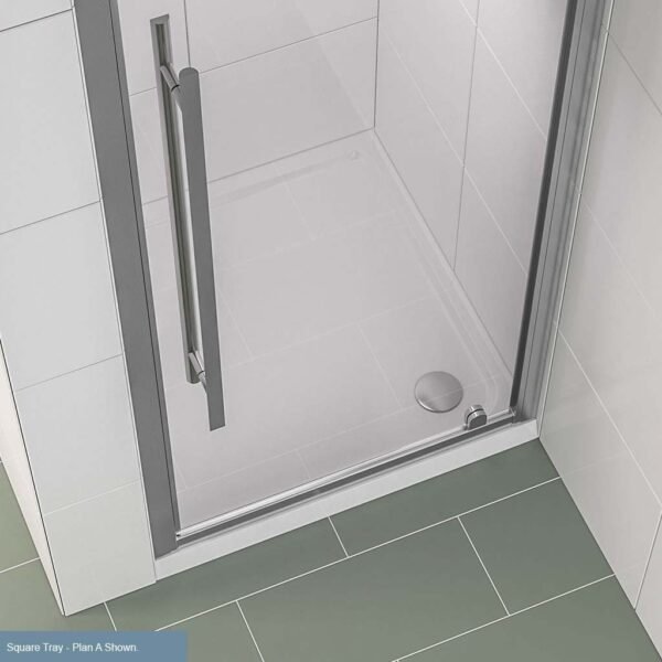 Eastbrook Vantage Plan A Square Shower Tray White - Image 2