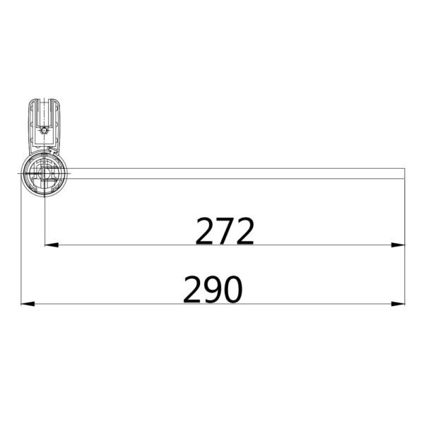 Eastbrook Vantage Easy Clean Flipper Shower Panel 8mm Glass 2000mm x 300mm - Image 2