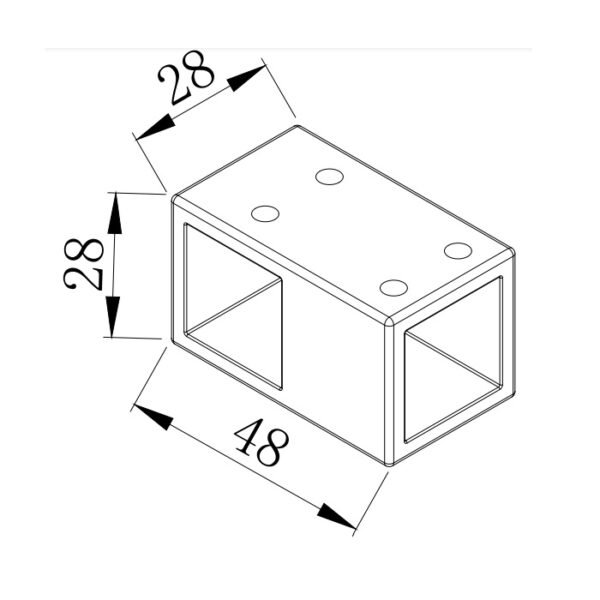 Eastbrook Vantage T Piece Connector - Image 2