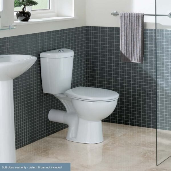 Eastbrook Loire Soft Close Toilet Seat White - Image 3
