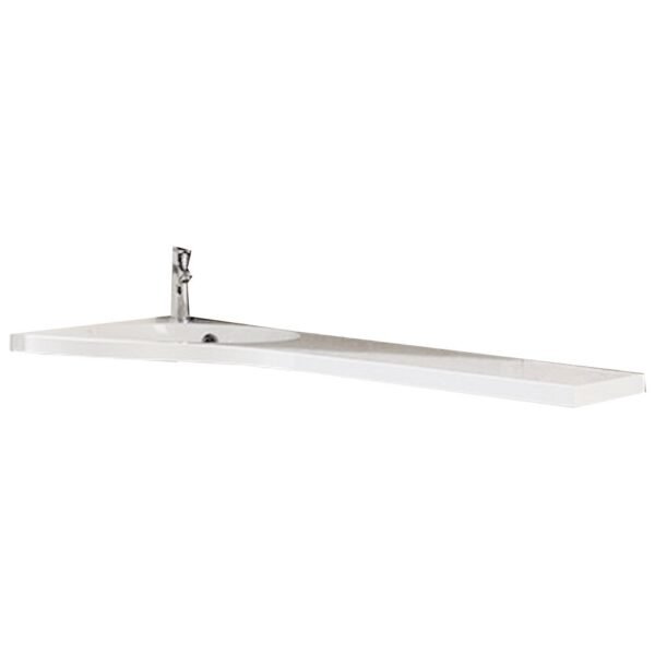 Eastbrook Oslo Corner Cobi Long Vanity Basin 876mm Wide 1 TH White