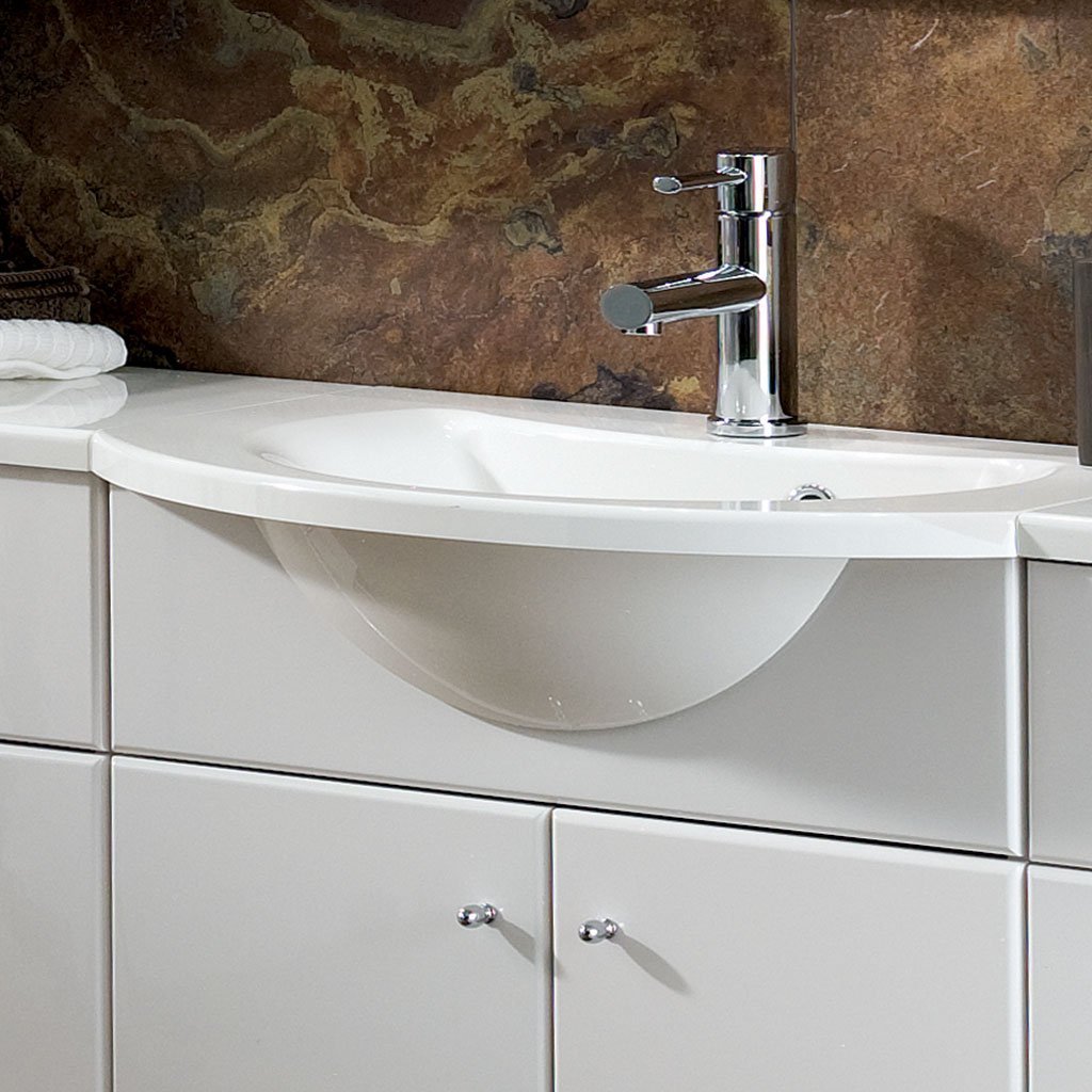 Eastbrook Bonito Vanity Basin 600mm Wide 1 TH White