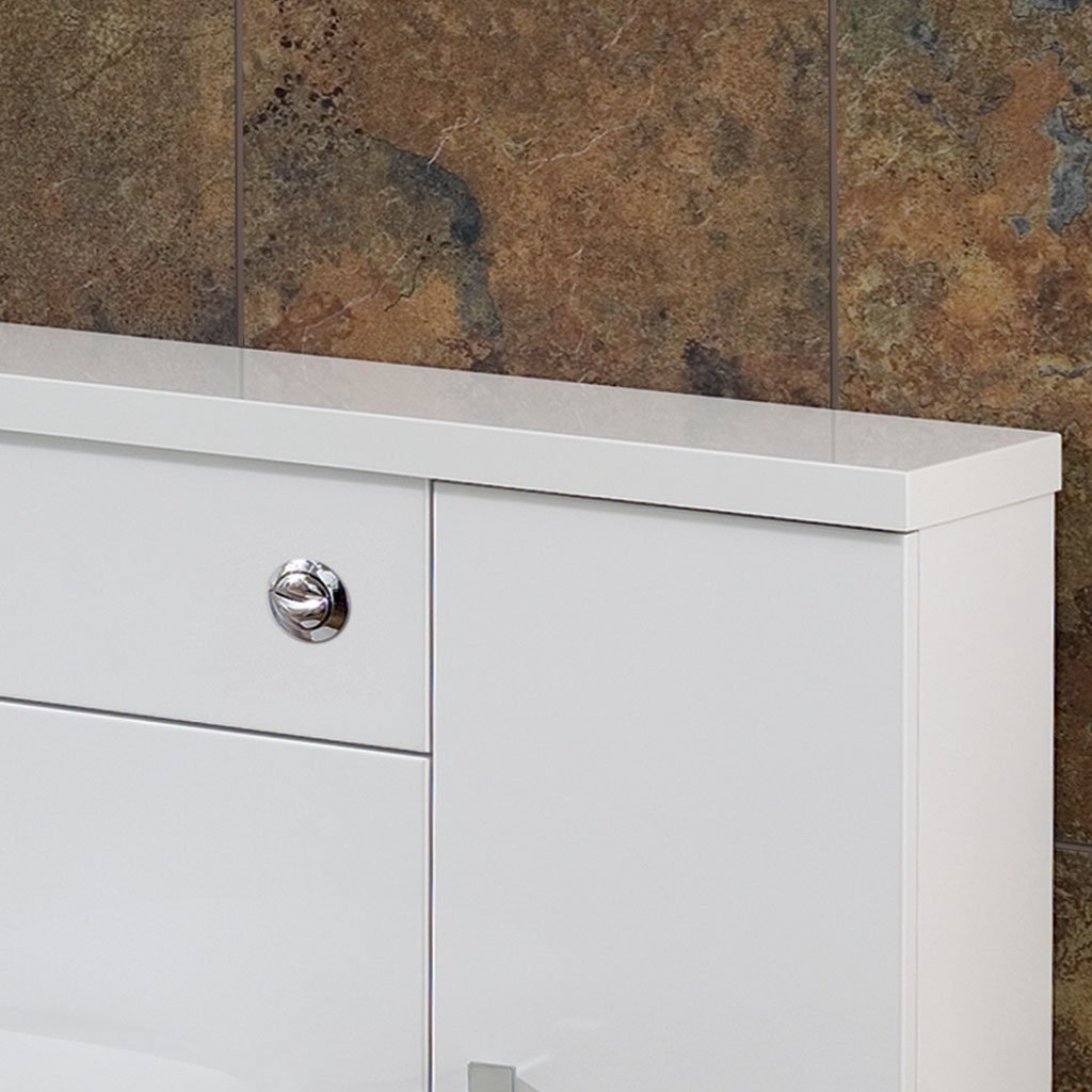 Eastbrook Oslo Slab Worktop 794mm Wide White