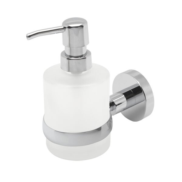 Eastbrook Genoa Glass Soap Dispenser Chrome
