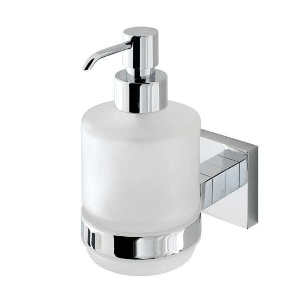 Eastbrook Rimini Glass Soap Dispenser Chrome