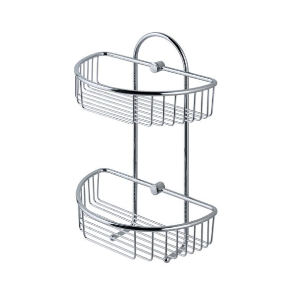 Eastbrook Double Shower Basket Chrome