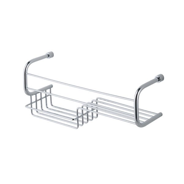 Eastbrook Rectangular Shower Basket 360mm Wide Chrome