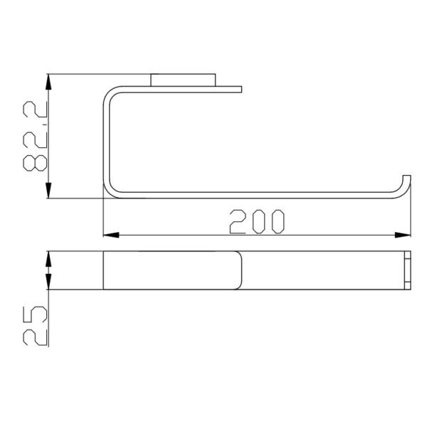 Eastbrook Vercelli Towel Ring Chrome - Image 2