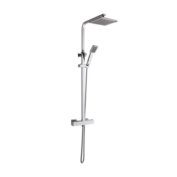 Eastbrook Winterbourne Thermostatic Bar Shower Mixer With Shower Kit And Fixed Head Chrome