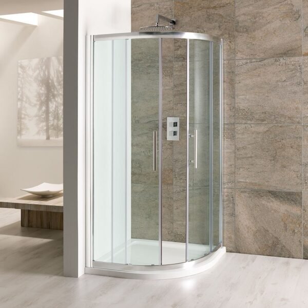 Eastbrook Volente 2 Door Quadrant Shower Enclosure 6mm Glass Chrome