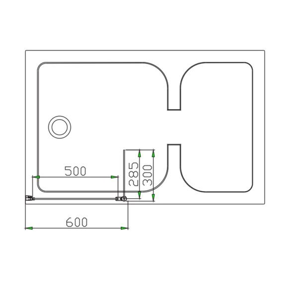Eastbrook Volente Flipper Kit 6mm Glass Chrome - Image 2
