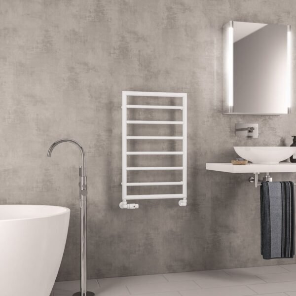 Eastbrook Kenilworth Designer Heated Towel Rail Matt White