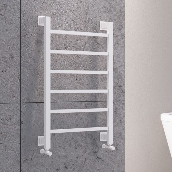 Eastbrook Loxley Designer Heated Towel Rail Matt White