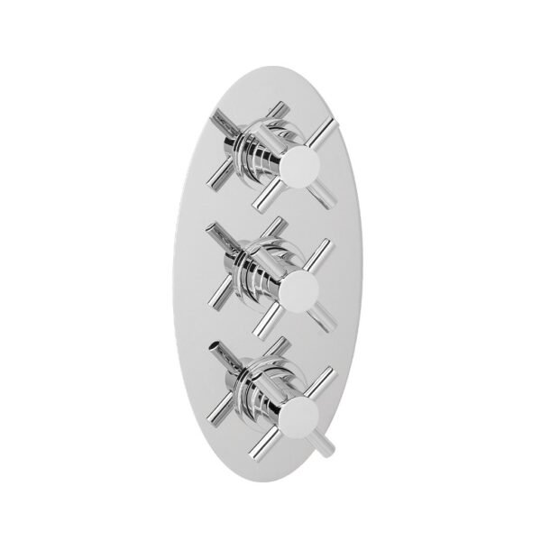 Eastbrook Temp Crosshead Shower Valve Handle Chrome