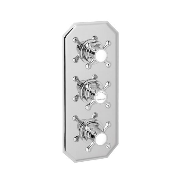 Eastbrook Temp Crosshead Traditional Shower Valve Handle Chrome