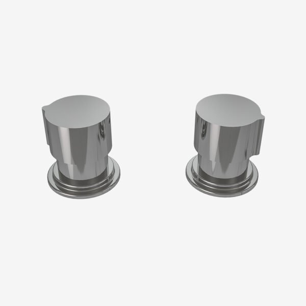 Eastbrook Round Deck Mounted Side Valve Handle Chrome