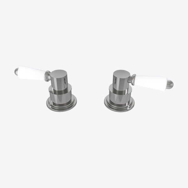 Eastbrook Traditional Side Valve Lever Handles For Bath Filler Taps Chrome