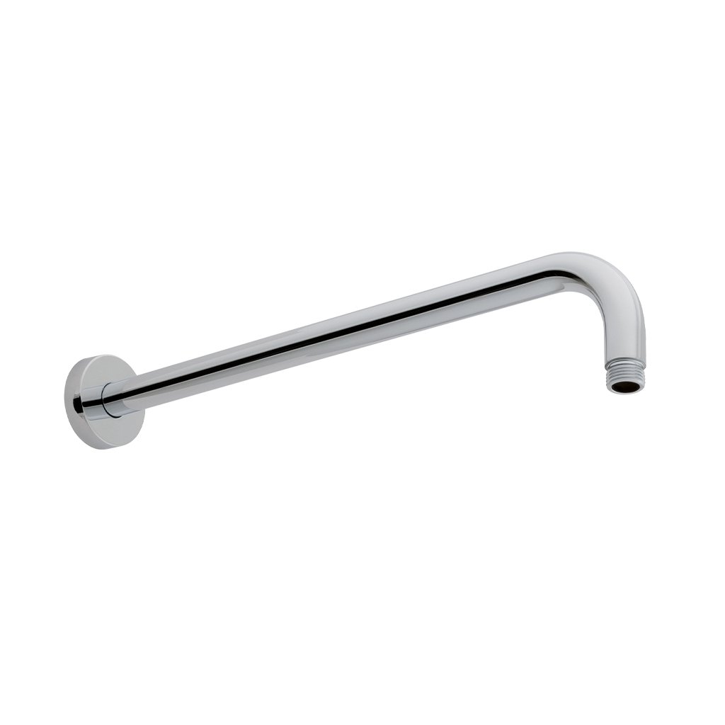 Eastbrook Wall Mounted Round Shower Arm 400mm Long Chrome