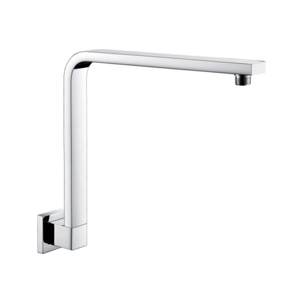 Eastbrook Square X Wall Mounted Shower Arm 370mm Long Chrome