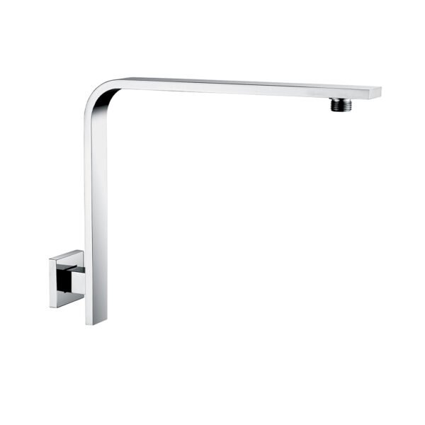 Eastbrook Square Wall Mounted Shower Arm 360mm Long Chrome