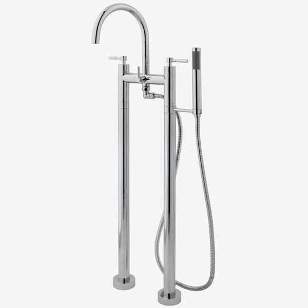 Eastbrook Leith Freestanding Bath Shower Mixer Tap With Kit Chrome