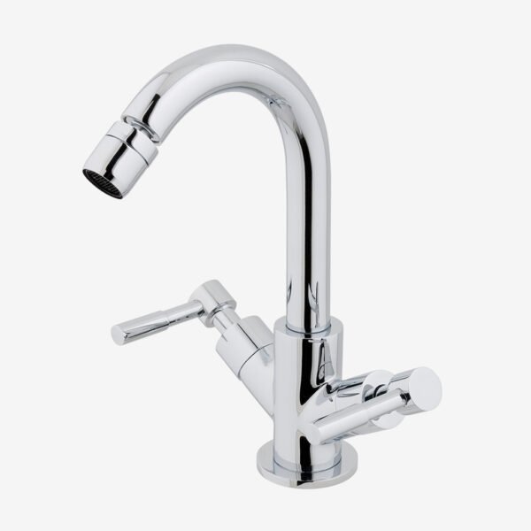 Eastbrook Leith Mono Bidet Mixer Tap With Push Button Waste Chrome