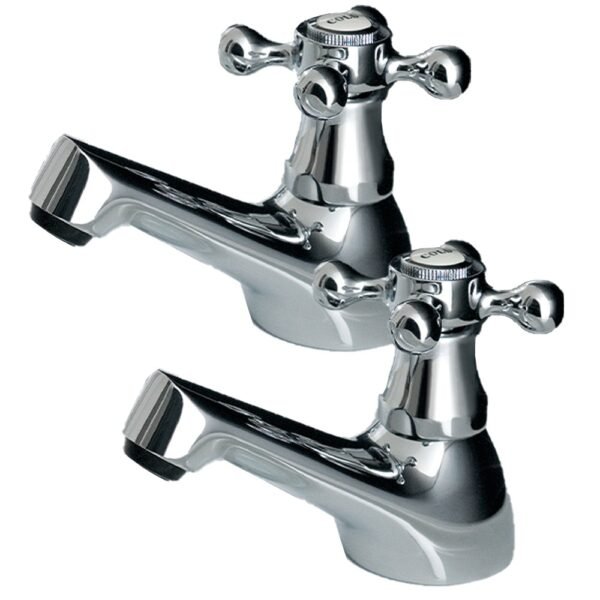 Eastbrook Stenhouse Basin pillar Taps Chrome