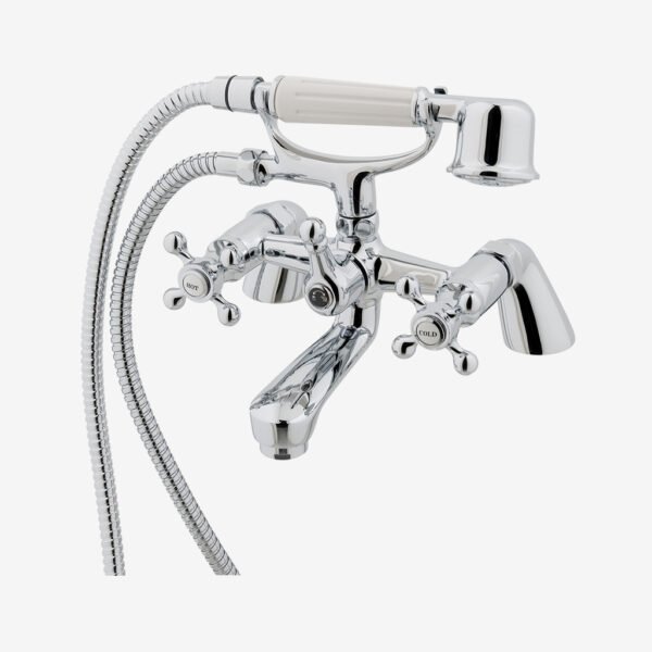 Eastbrook Stenhouse Luxury Bath Shower Mixer Tap With Kit Chrome