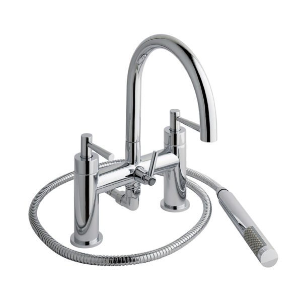Eastbrook Prado Bath Shower Mixer Tap With Kit Chrome