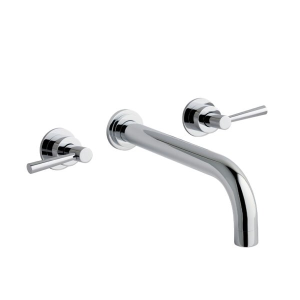 Eastbrook Prado 3 Hole Wall Mounted Bath Filler Tap Chrome