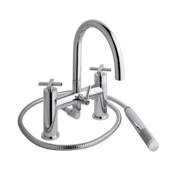 Eastbrook Prado Star Bath Shower Mixer Tap With Kit Chrome