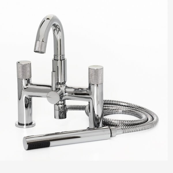 Eastbrook Prado Cylinder Bath Shower Mixer Tap With Kit Chrome