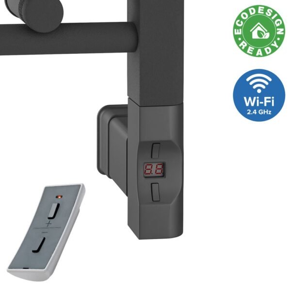 Eastbrook Type F Wi Fi Heating Element With D Shape Cap Matt Anthracite