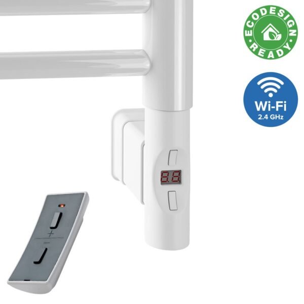Eastbrook Type F Wi Fi Heating Element With Round Cap Gloss White