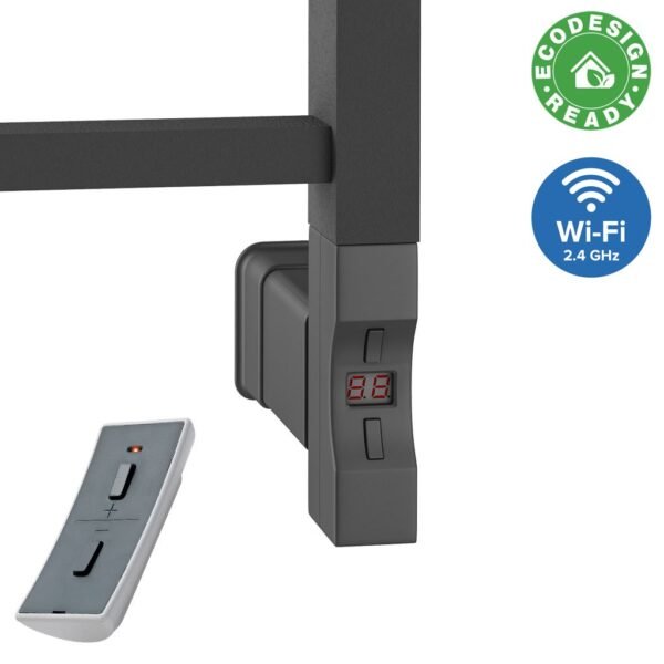 Eastbrook Type F Wi Fi Heating Element With Square Cap Matt Anthracite